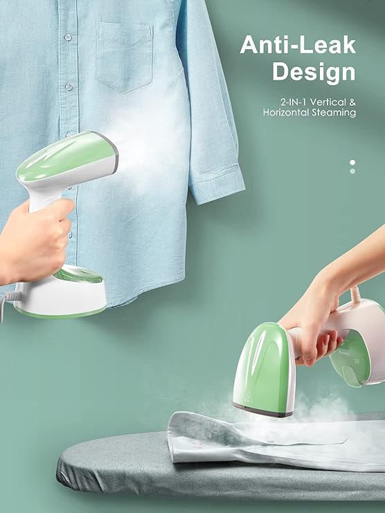 Portable Handheld Garment Steamer – Quick Wrinkle Remover