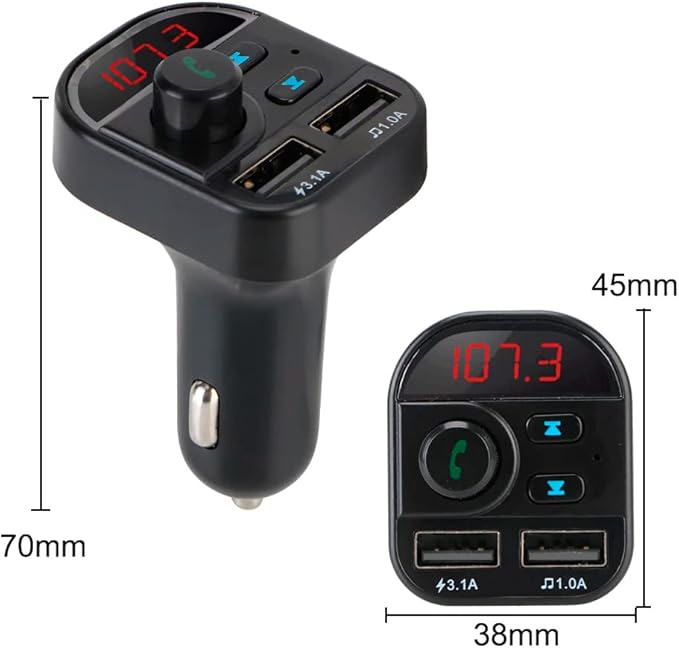 Bluetooth Car Adapter – Wireless FM Transmitter