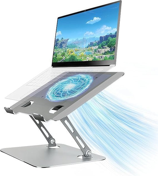 Adjustable Laptop Cooling Pad – Ergonomic Desk Accessory