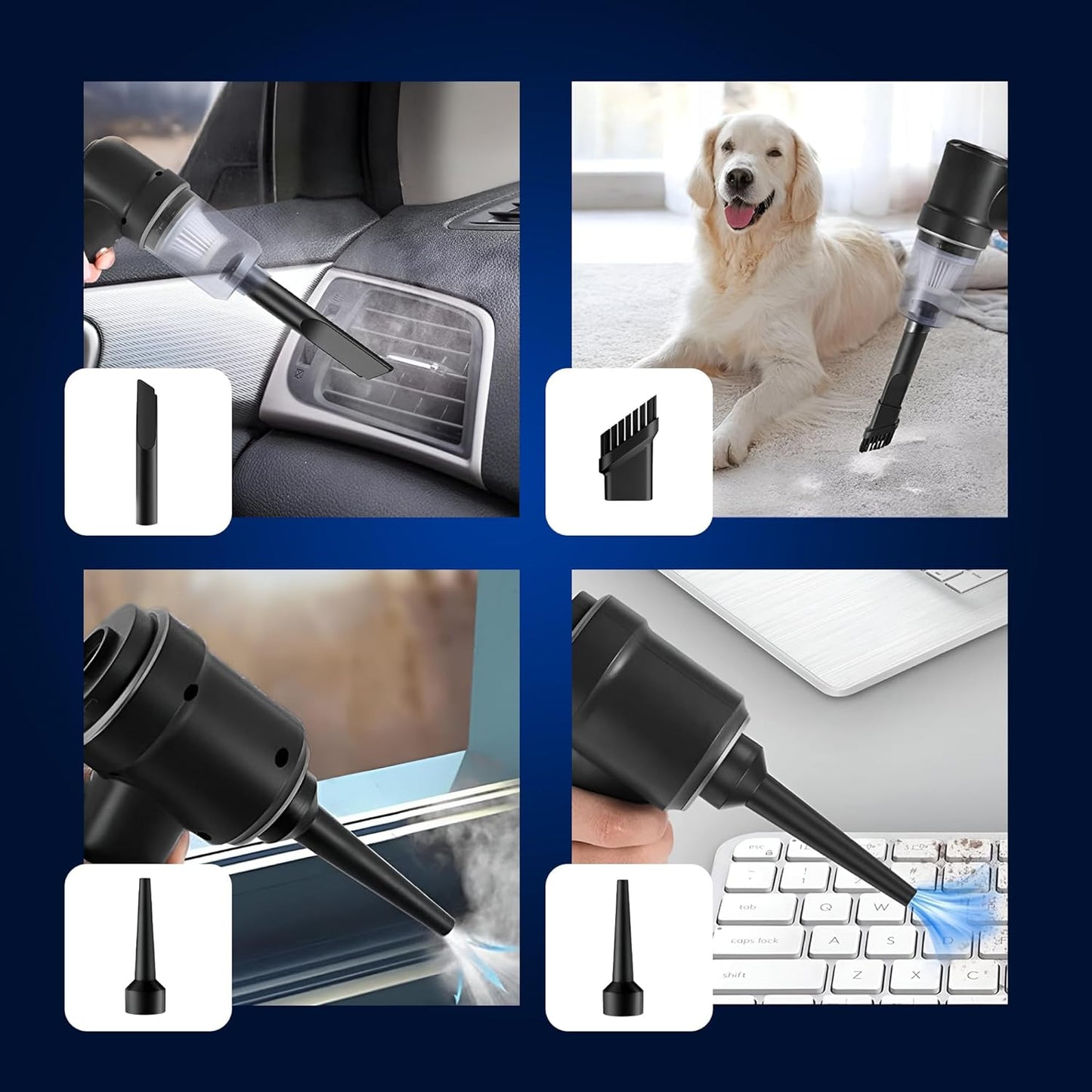Mini Handheld Vacuum Cleaner – Portable Car & Home Tool