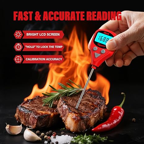 Smart Wireless Meat Thermometer – Bluetooth BBQ Monitor